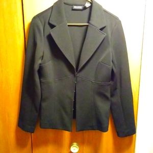 New York & Company very flattering design laces up the back jacket black M